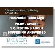 HPG-20.2 - 2020 Edition 2 - Awake - "5 Questions About Suffering Answered" - Table